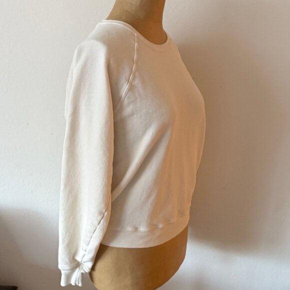 The Great sz 1 or XS Cream Long Sleeve Sweatshirt 100% cotton great condition - Picture 5 of 7